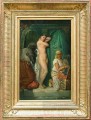 Un baño au serail romántico Theodore Chasseriau desnudo
